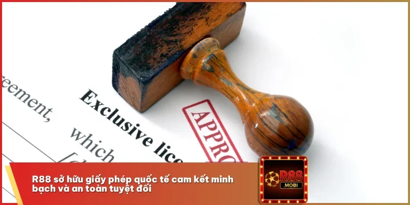 Trang chủ 23 R88 sở hữu giấy phép quốc tế cam kết minh bạch và an toàn tuyệt đối