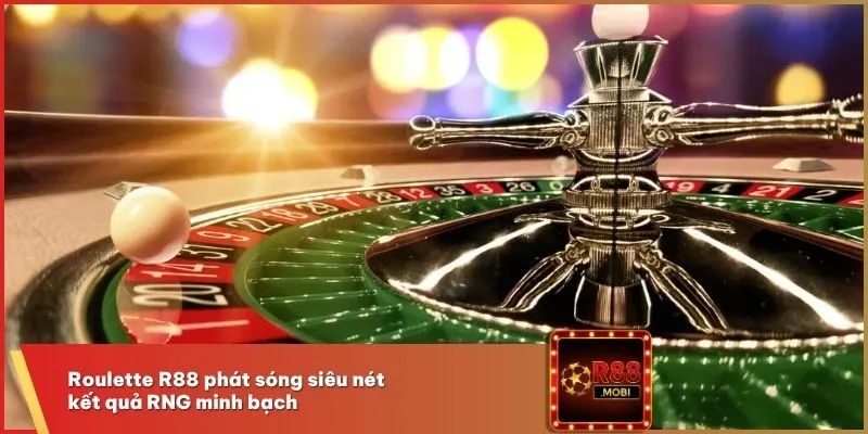 Roulette R88 phát sóng siêu nét, kết quả RNG minh bạch