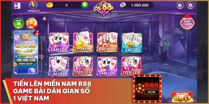Tiến Lên Miền Nam R88 - Game Bài Dân Gian Số 1 Việt Nam